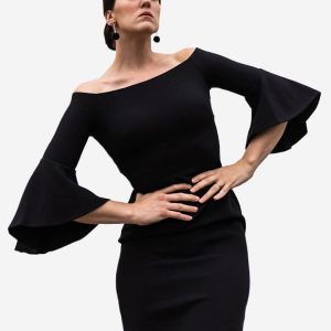 D443 Eline short dress black